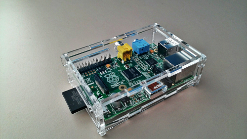 Raspberry Pi in Adafruit case